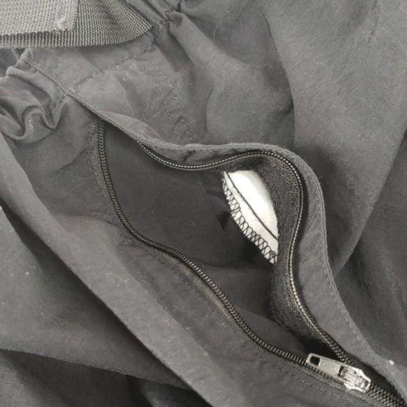 Roundtree & Yorke Black Adjustable Swim Trunks shorts Medium cargo belt - Picture 8 of 8